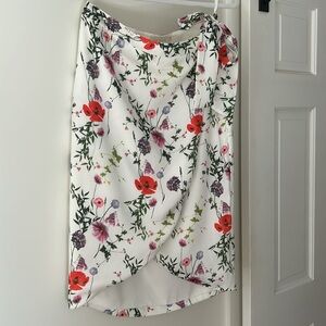 Ted Baker- Camiila Hedgerow-Print Wrap Skirt